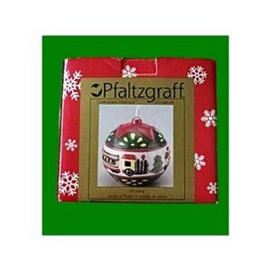 Rare Pfaltfgraff Christmas Oil Lamp NIB